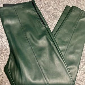 Faux leather leggings